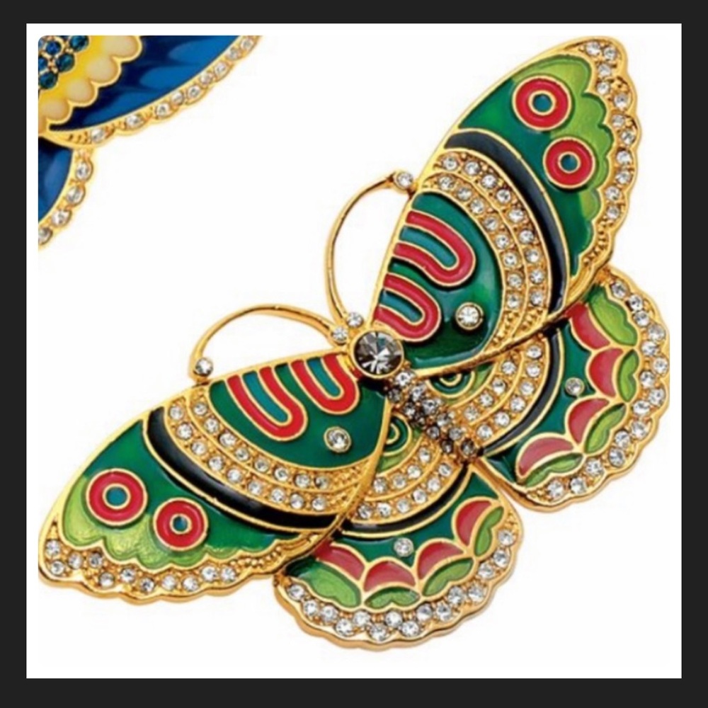 Metropolitan Museum of Art Enamel Butterfly Pin